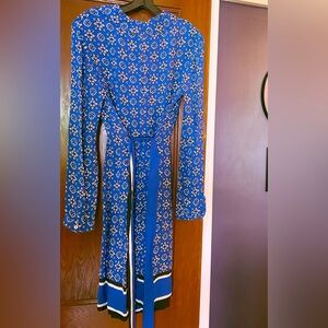 NWOT: Brooks Brothers Tie Back Hourglass Midi Dress (Retails $198)